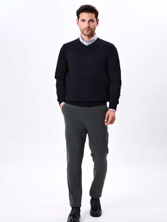 Джемпер длинный рукав Black XL AW24CR2-29-20314