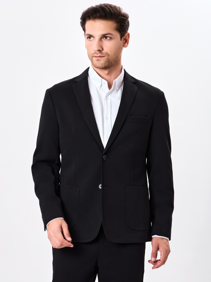 Blazer qisqa uzunligi qora 54  AW24CR2-16-20821