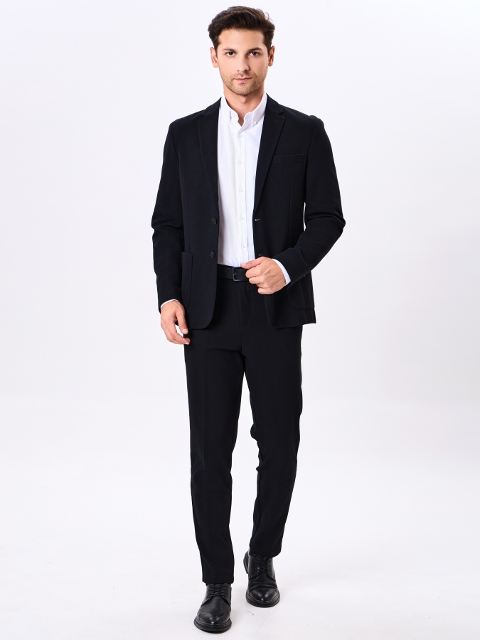 Пиджак короткая длина Black 54 AW24CR2-16-20960