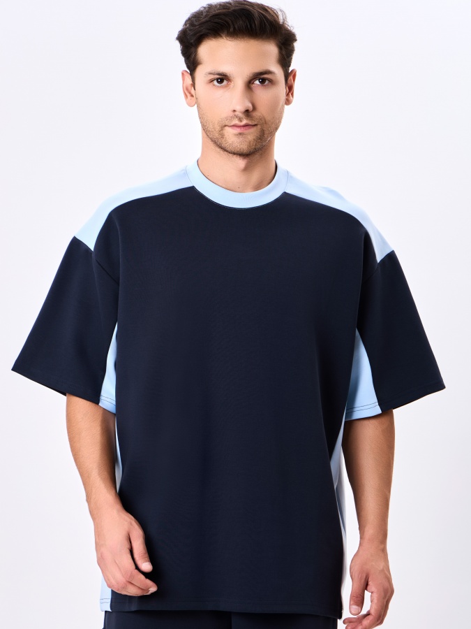 Futbolka qisqa yengli Navy M  AW24CR2-25-20974