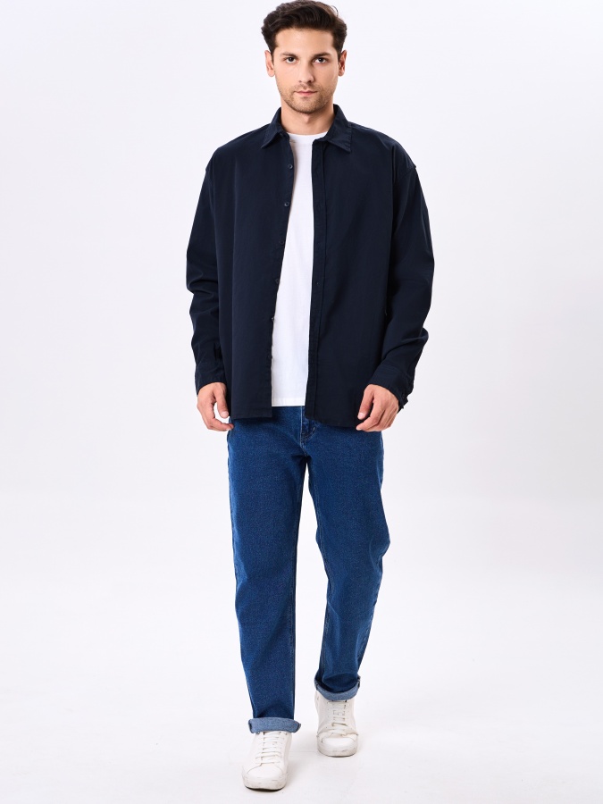 Рубашка длинный рукав Navy S AW24CR2-19-20824