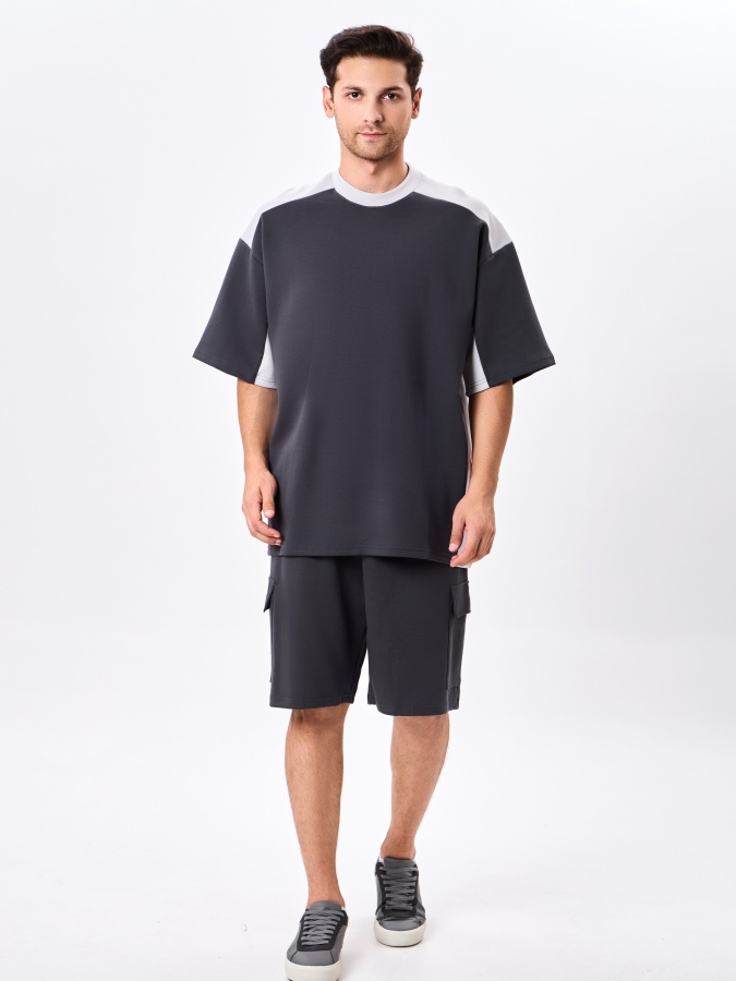 Футболка короткий рукав Dark Grey XXL AW24CR2-25-20974