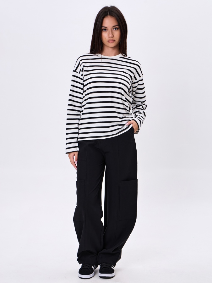 Женская футболка Black L AW24WES-21064