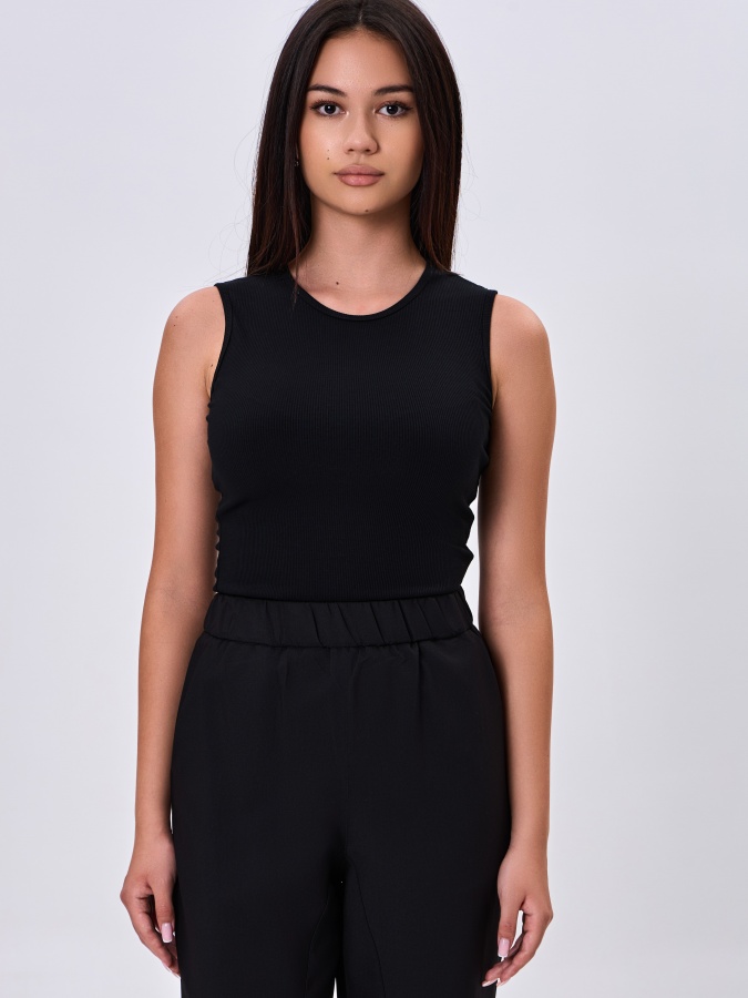 Женское боди Black L AW24WES-21076