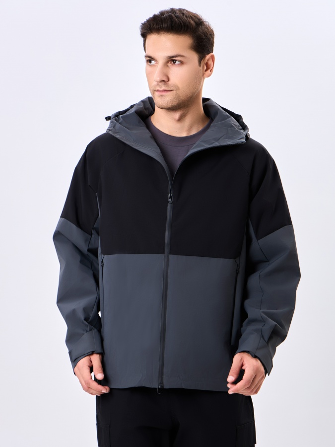 Shamol to'sar qisqa uzunligi Dark Grey S AW24CR1-27-20816