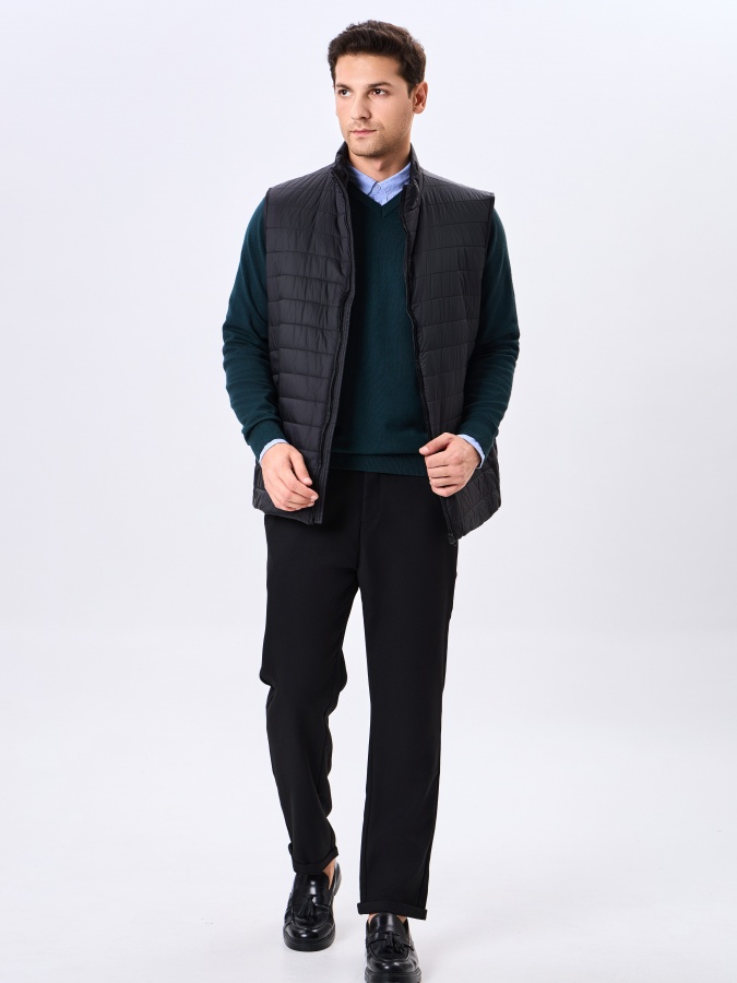 Жилетка короткая длина Black XXL AW24CR1-32-20888