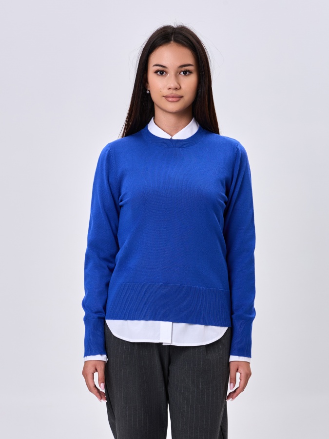 Electric Blue XL ayollar jumperi  AW24WKN-92066
