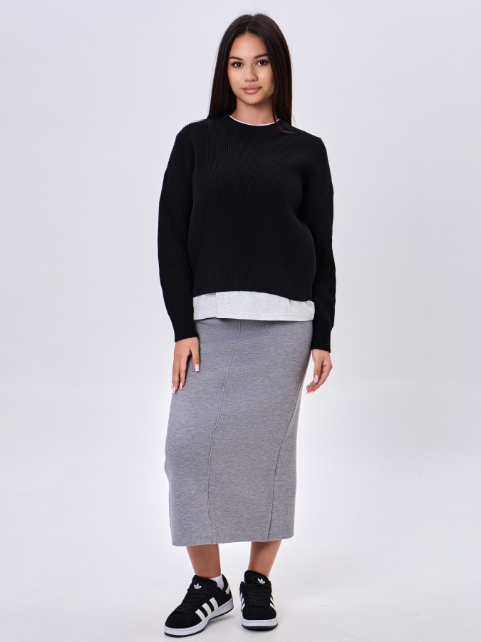 Женский джемпер Black XL AW24WKN-92068