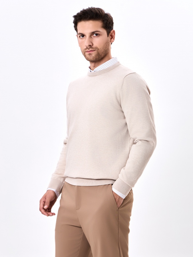 Jumper uzun qisma Whisper White L  AW24BS2-29-20236