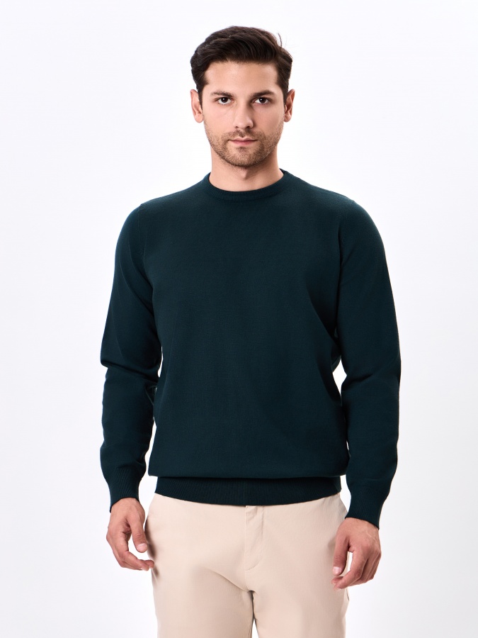Jumper uzun yengli yashil M  AW24BS2-29-20236