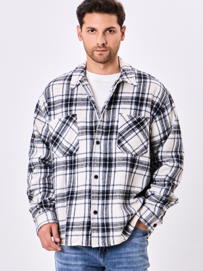 Рубашка длинный рукав Blue XXL AW24CR2-19-20847