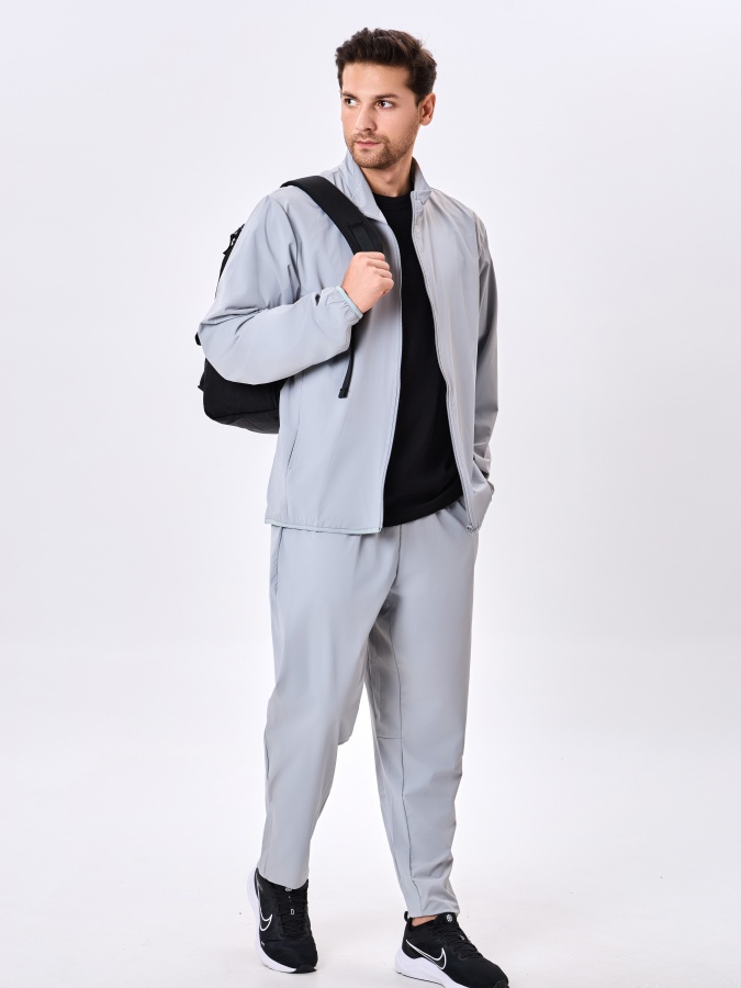 Олимпийка короткая длина Grey S AW24CL1-27-21015