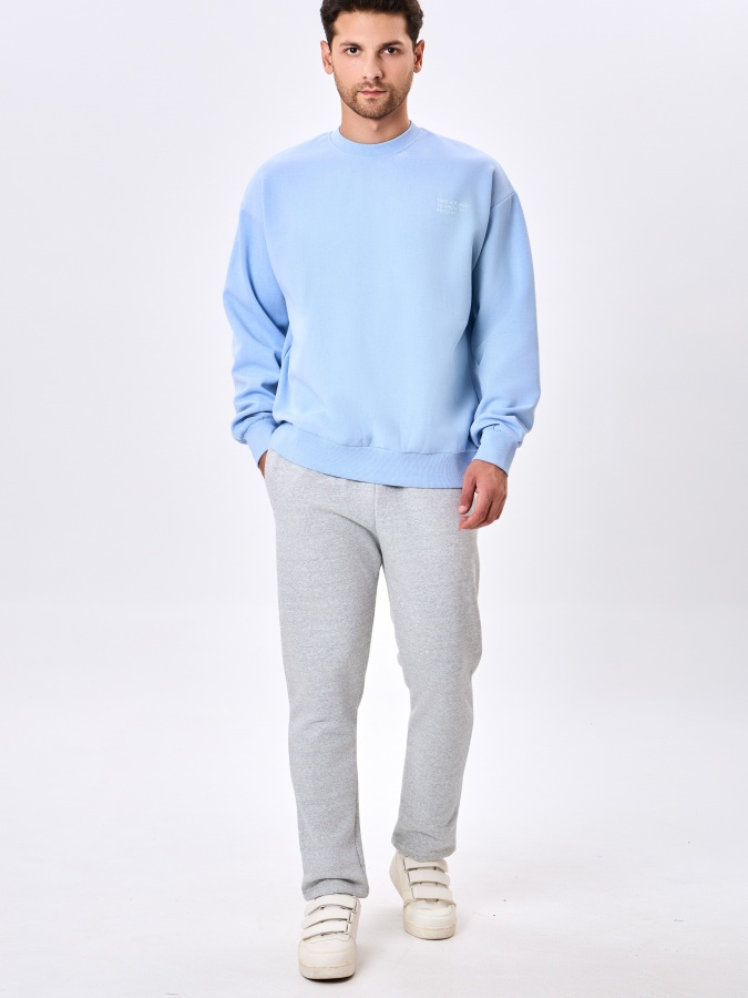 Sweatshirt qisqa uzunligi Blue XL AW24CR2-2-20844