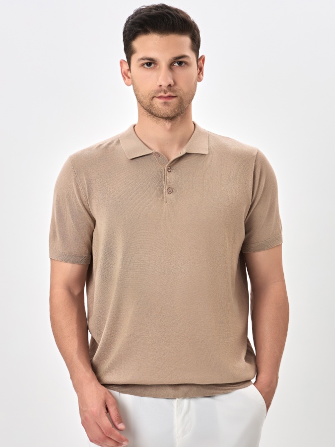 Jumper qisqa qisma Beige L  AW24CR2-29-20238