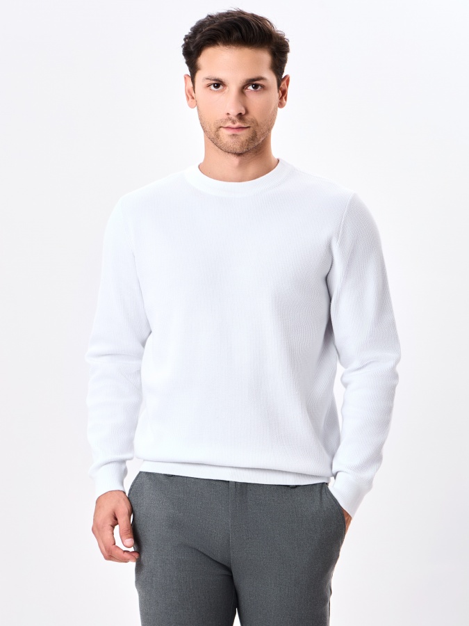 Джемпер длинный рукав White XL AW24CR2-29-20893