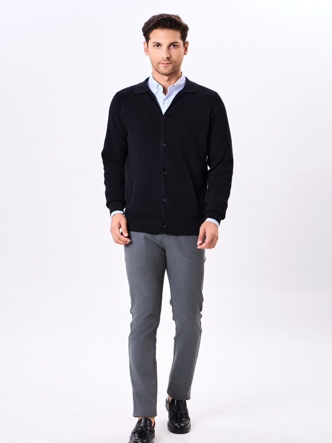 Kardigan qisqa uzunligi Navy XXL  AW24CR2-33-20815