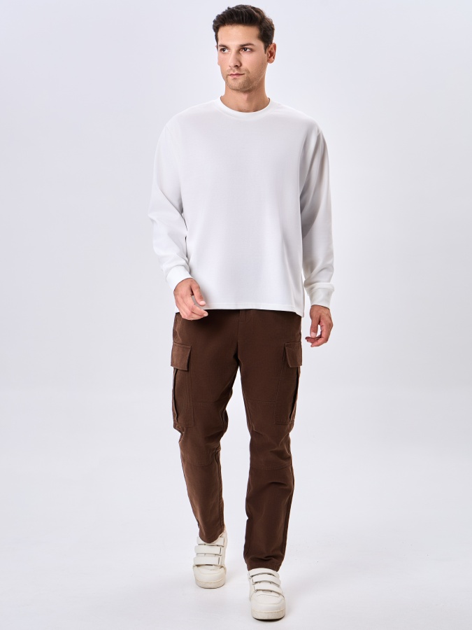 Футболка длинный рукав White S AW24CR2-25-20988