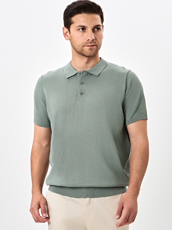 Джемпер короткий рукав Fog Green XXL AW24CR2-29-20238
