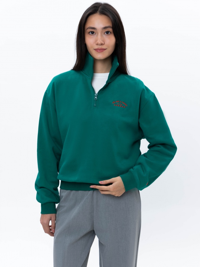 Ayollar uchun yashil S kozok  AW24WES-21085