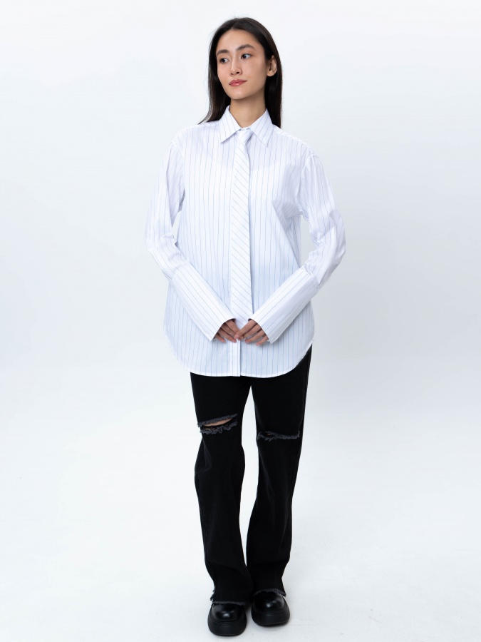 Женская рубашка White L AW24WES-21134