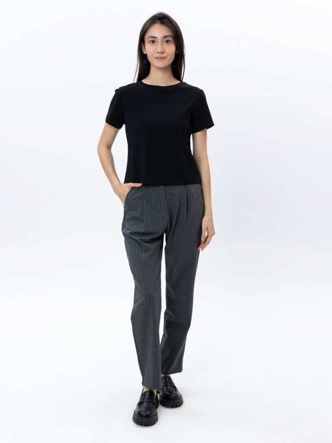 Женская футболка Black S AW24WES-21026