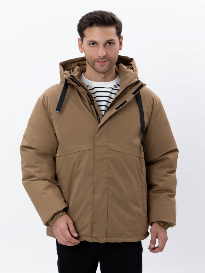Куртка короткая длина Beige XXL AW24CR1-12-20883