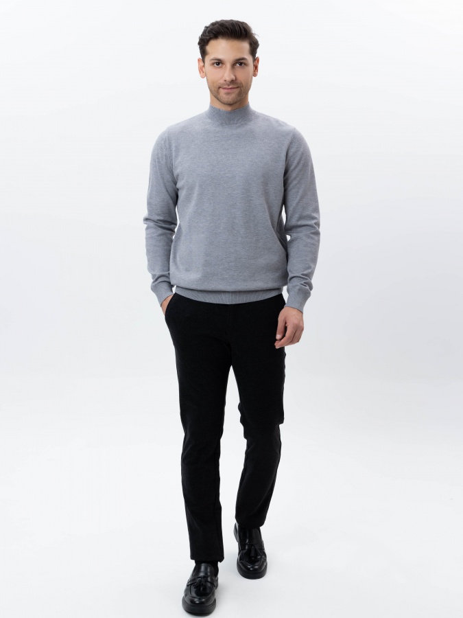 Jumper uzun yengli kulrang M  AW24CR2-29-20338