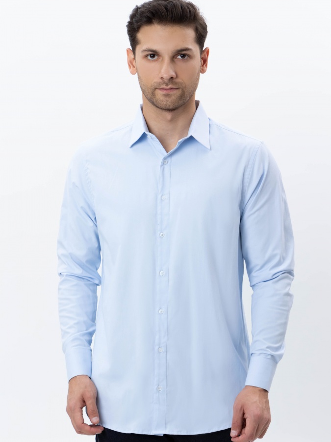 Рубашка длинный рукав Blue L AW24CR2-19-20697