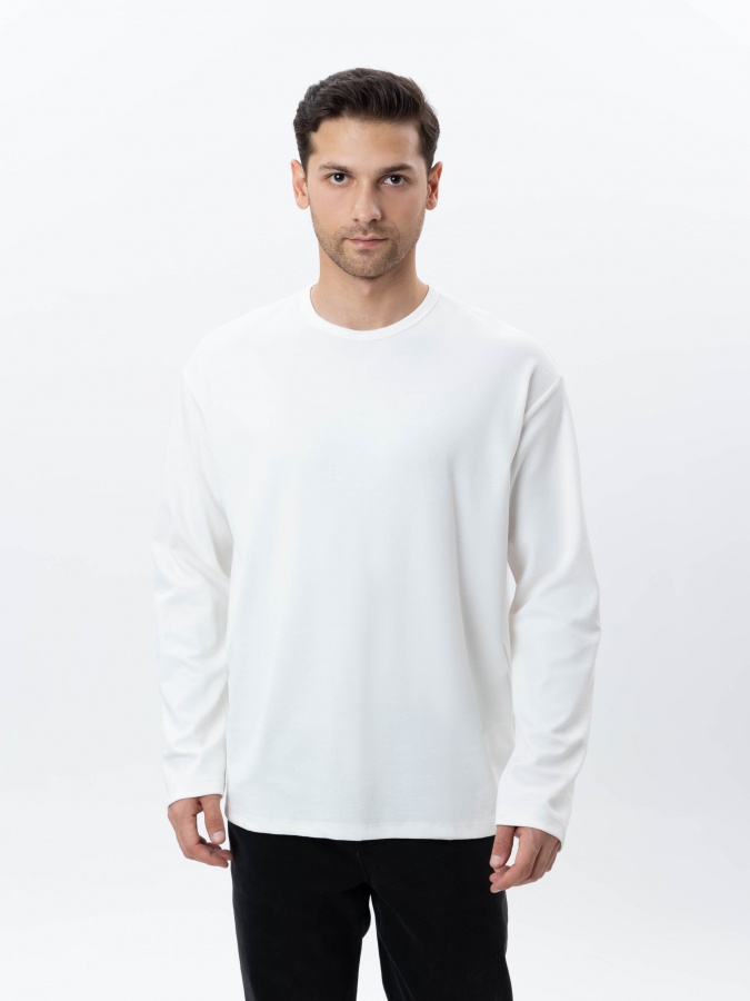 Футболка длинный рукав White S AW24CR2-25-20894