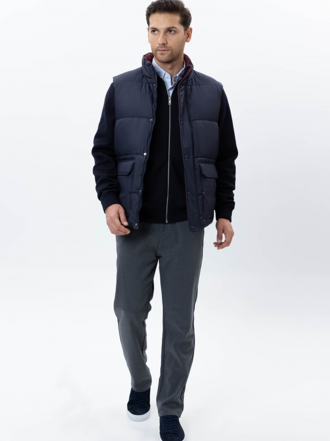 Yelek qisqa uzunligi Navy L  AW24CR1-32-21059
