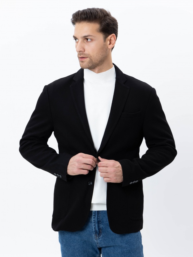 Blazer qisqa uzunligi qora 56  AW24CR2-16-20826