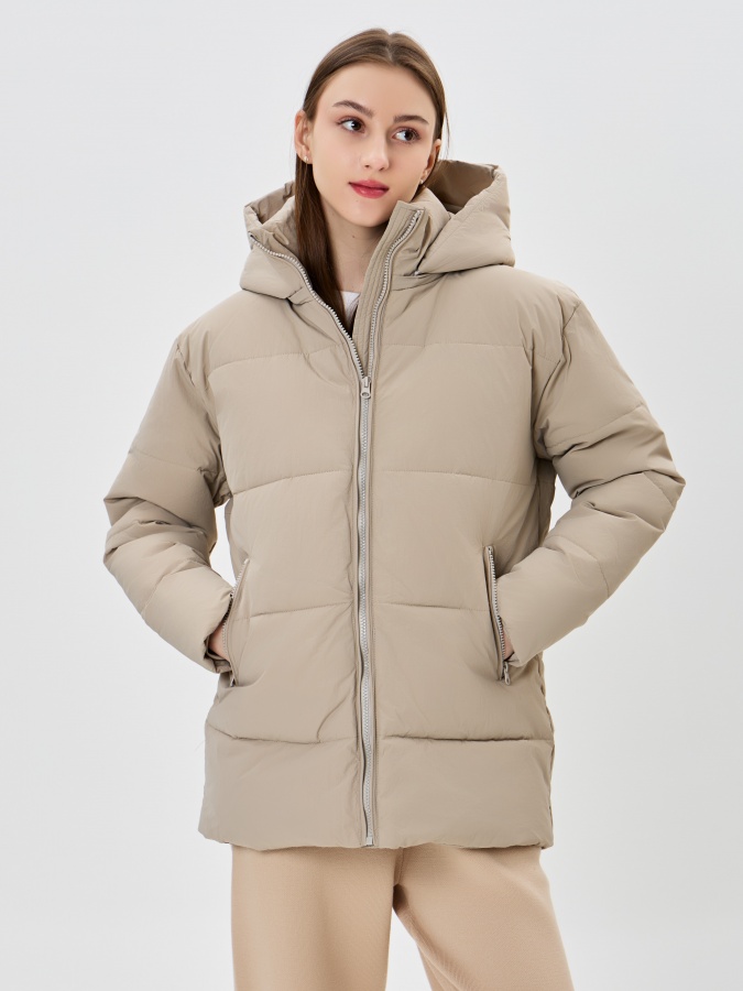 Ayollar ko'ylagi qisqa uzunligi Beige M  AW23WBA-52060