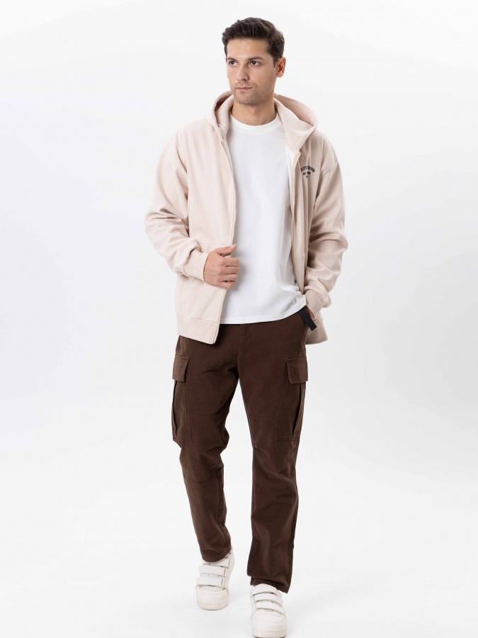 Толстовка короткая длина Whisper White XL AW24CR2-2-21083