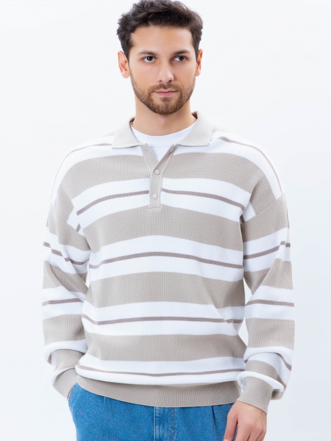 Jumper uzun qisma Beige XL  AW24CR2-29-21183