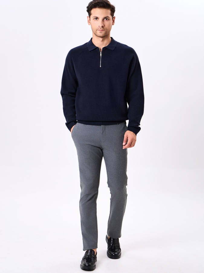 Jumper uzun yengli Navy XXL  AW24CR2-29-21121