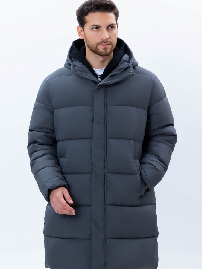 Uzoq uzunlikdagi Dark Grey XL ko'ylagi  AW24CR1-12-20887