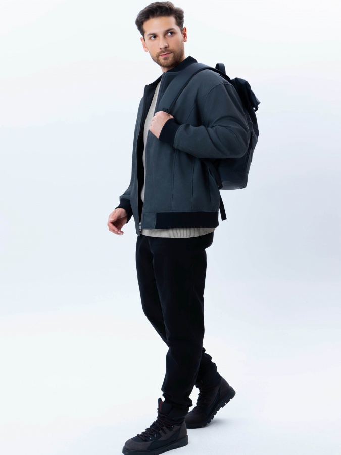 Dark Grey M qisqa uzunlikdagi ko'ylagi AW24CR1-12-20886
