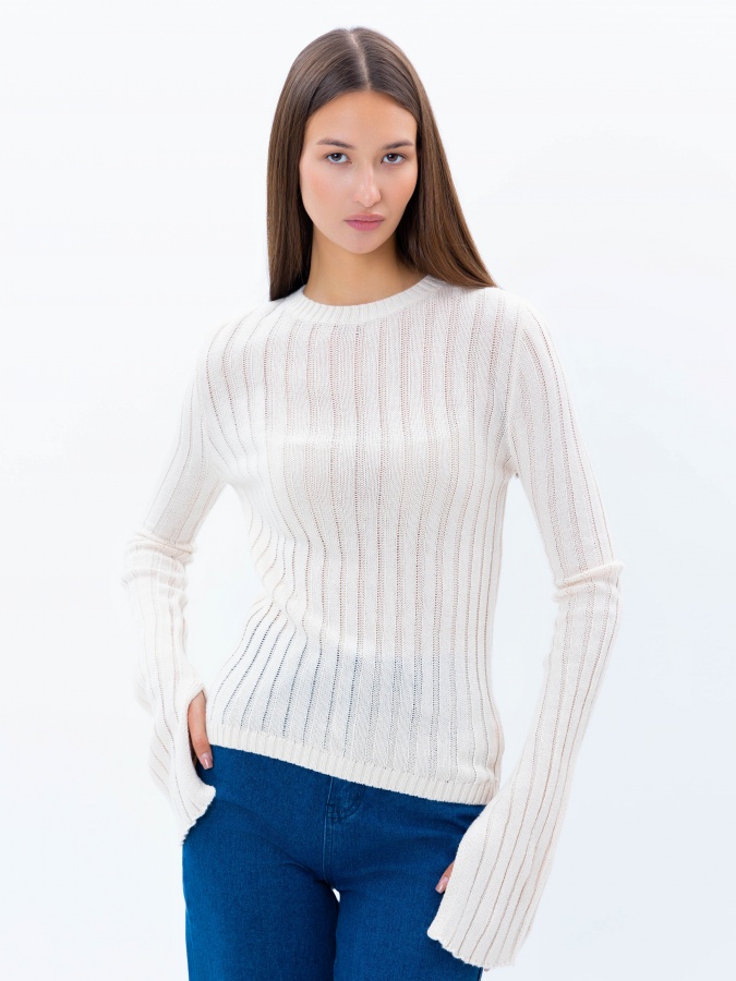Whisper White M ayollar jumperi  AW24WKN-92097