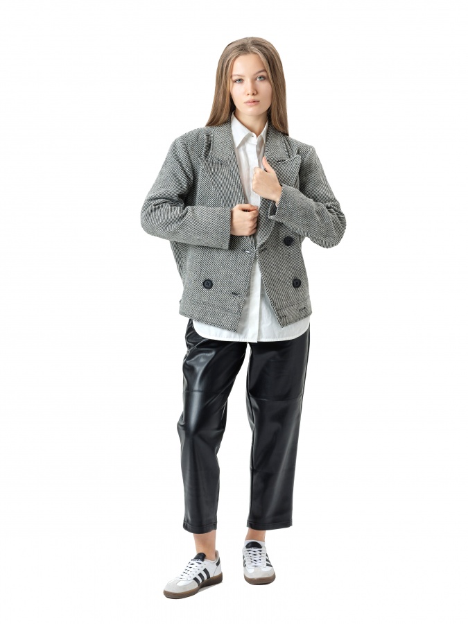 Grey l ayollar paltosi  AW24WSI-22005