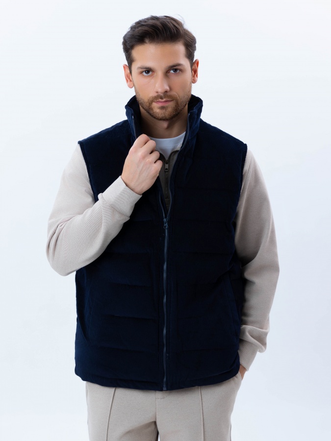 Жилетка короткая длина Navy XXL AW24CR1-32-20812