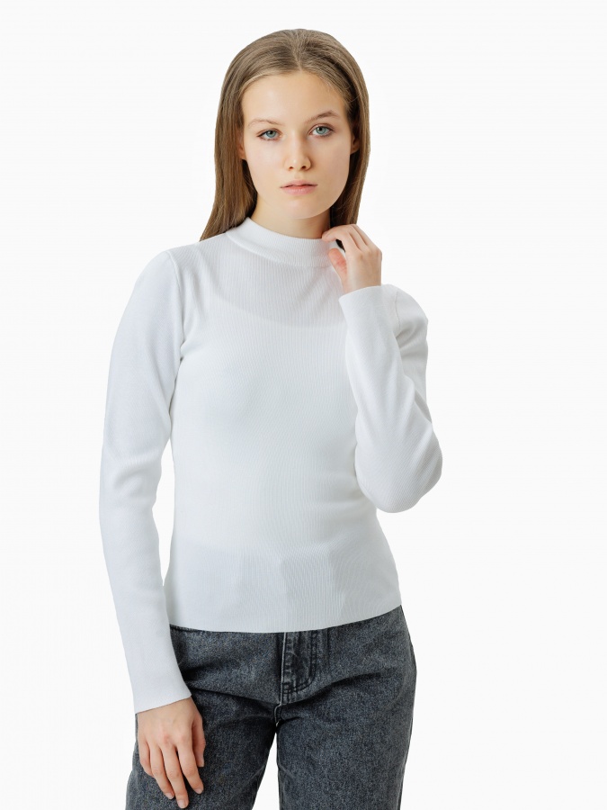 Женский джемпер White XS AW24WKN-92047