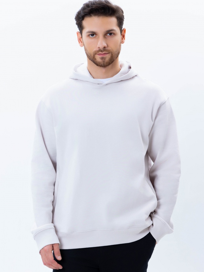 Hoodie qisqa uzunligi Whisper White L AW24CR2-2-20891