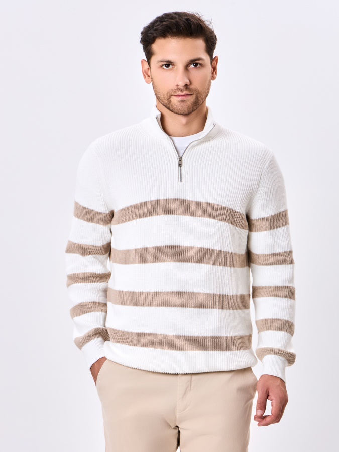 Джемпер длинный рукав Beige L AW24CR2-29-21130