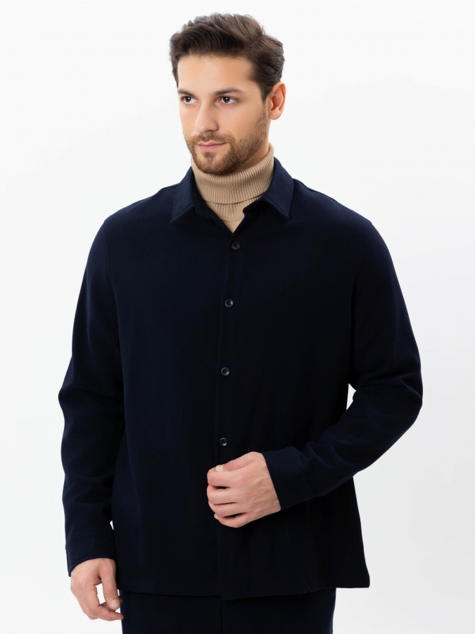 Navy l uzun yengli ko'ylak  AW24CR2-19-21127