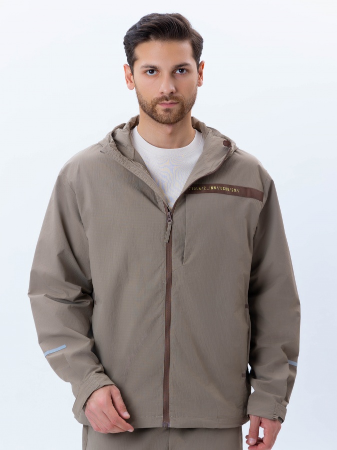Олимпийка короткая длина Beige XL AW24CR2-34-20976