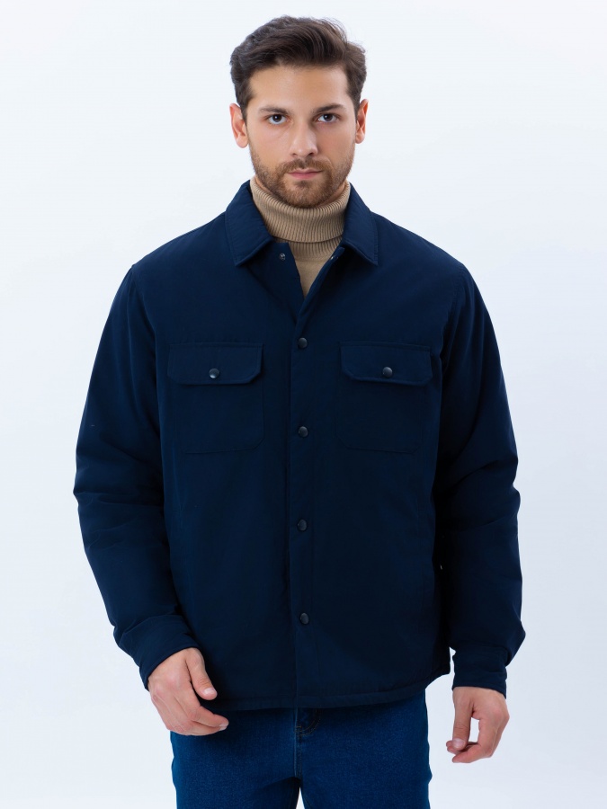 Qisqa uzunlikdagi Navy XL ko'ylagi  AW24CR1-12-20340