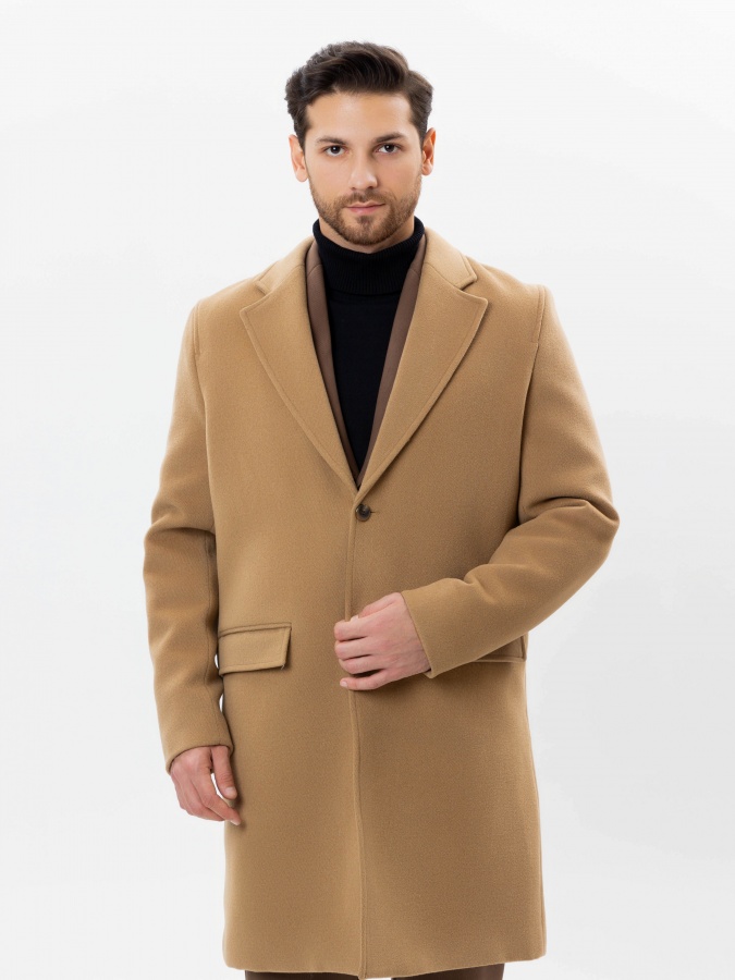 Uzoq uzunlikdagi Beige 54 paltosi  AW24CL1-35-21030