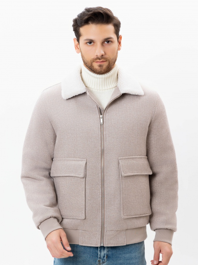Palto qisqa uzunligi Whisper White L  AW24CR1-35-21029