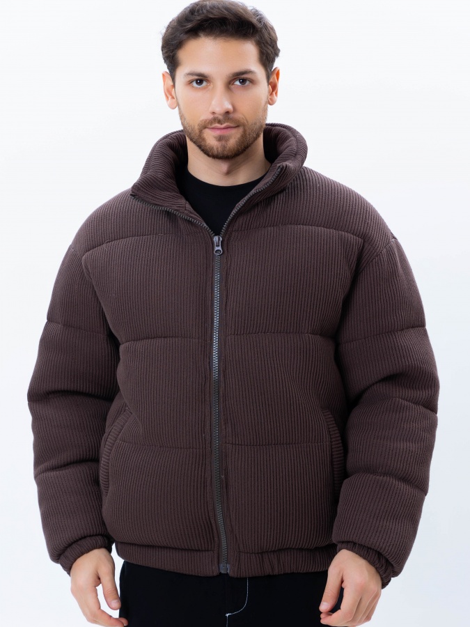 Куртка короткая длина Brown L AW24CR1-12-20884