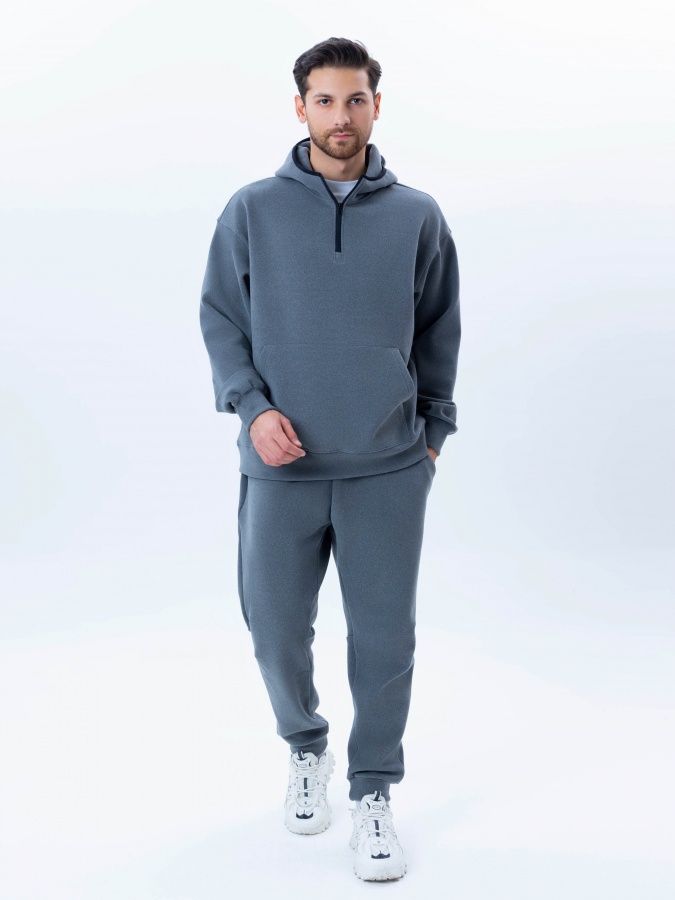 Sweatshirt qisqa uzunligi qora XL  AW24CL2-2-21116